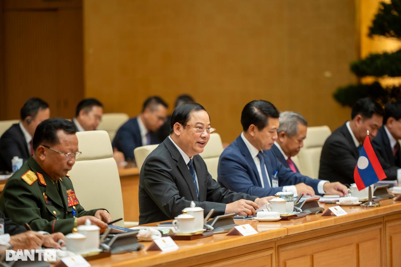 Thủ tướng Phạm Minh Chính chủ trì lễ đón Thủ tướng Lào thăm Việt Nam - 8 Thủ tướng Phạm Minh Chính chủ trì lễ đón Thủ tướng Lào thăm Việt Nam - 8