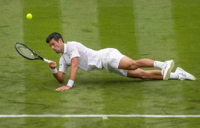 Djokovic vô địch Wimbledon bảy lần trong sự nghiệp. Ảnh: Reuters