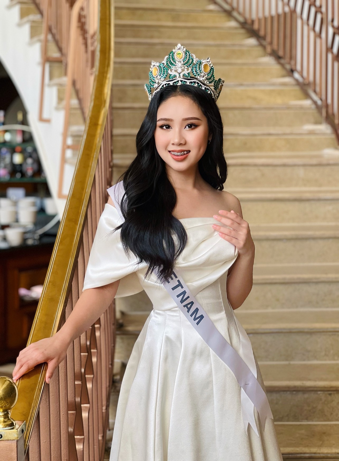 Nữ sinh 14 tuổi đại diện của Việt Nam đăng quang Á hậu Miss Eco Teen tại Ai Cập - Ảnh 9. Nữ sinh 14 tuổi đại diện của Việt Nam đăng quang Á hậu Miss Eco Teen tại Ai Cập - Ảnh 9.