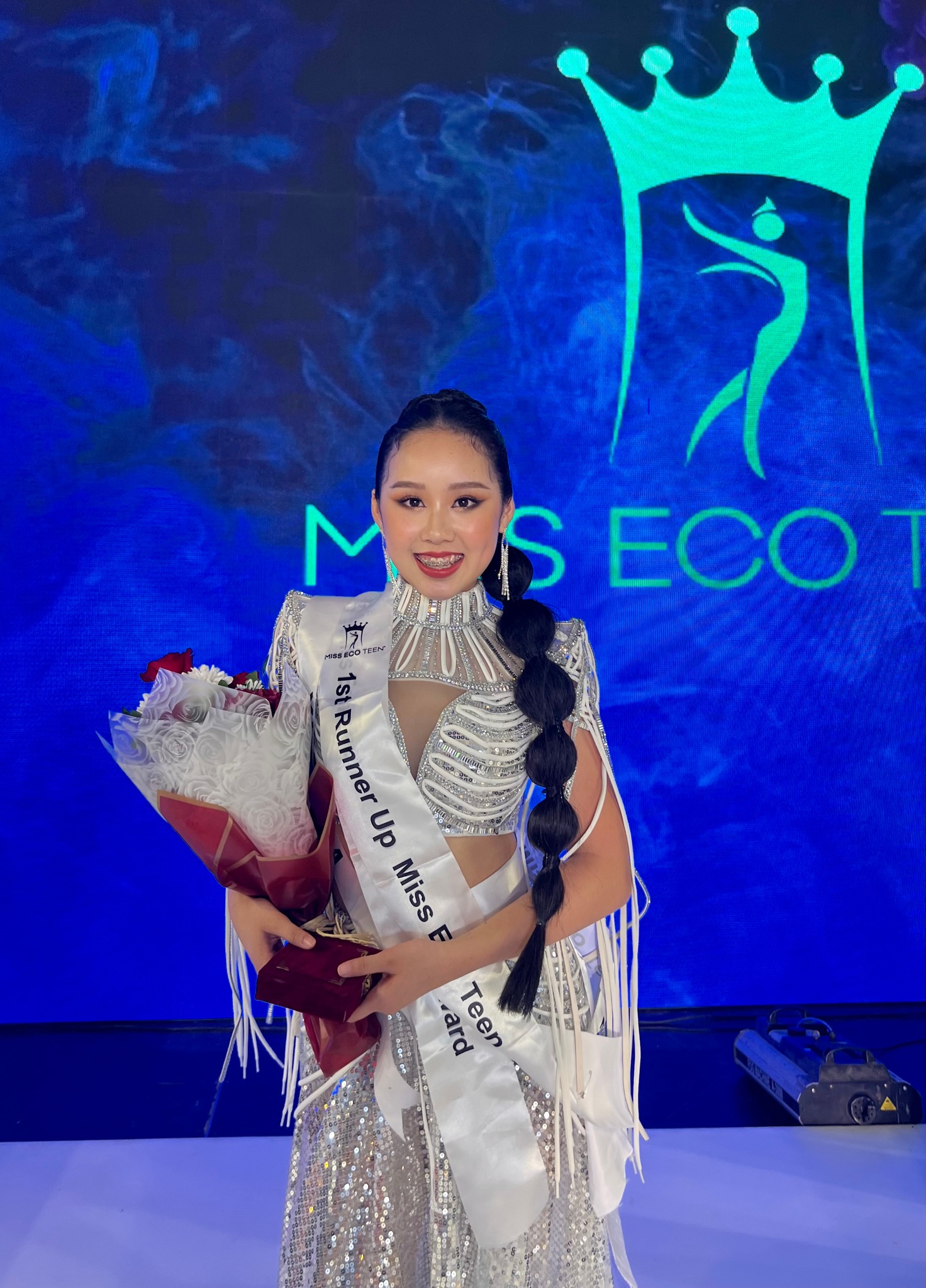 Nữ sinh 14 tuổi đại diện của Việt Nam đăng quang Á hậu Miss Eco Teen tại Ai Cập - Ảnh 12. Nữ sinh 14 tuổi đại diện của Việt Nam đăng quang Á hậu Miss Eco Teen tại Ai Cập - Ảnh 12.