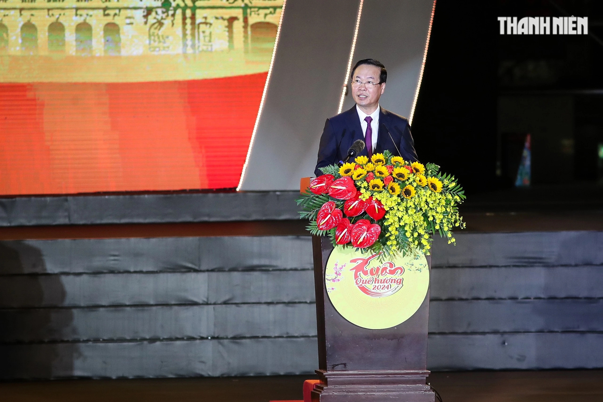 Chủ tịch nước Võ Văn Thưởng chúc tết kiều bào và đánh trống khai hội mừng xuân- Ảnh 2. Chủ tịch nước Võ Văn Thưởng chúc tết kiều bào và đánh trống khai hội mừng xuân- Ảnh 2.