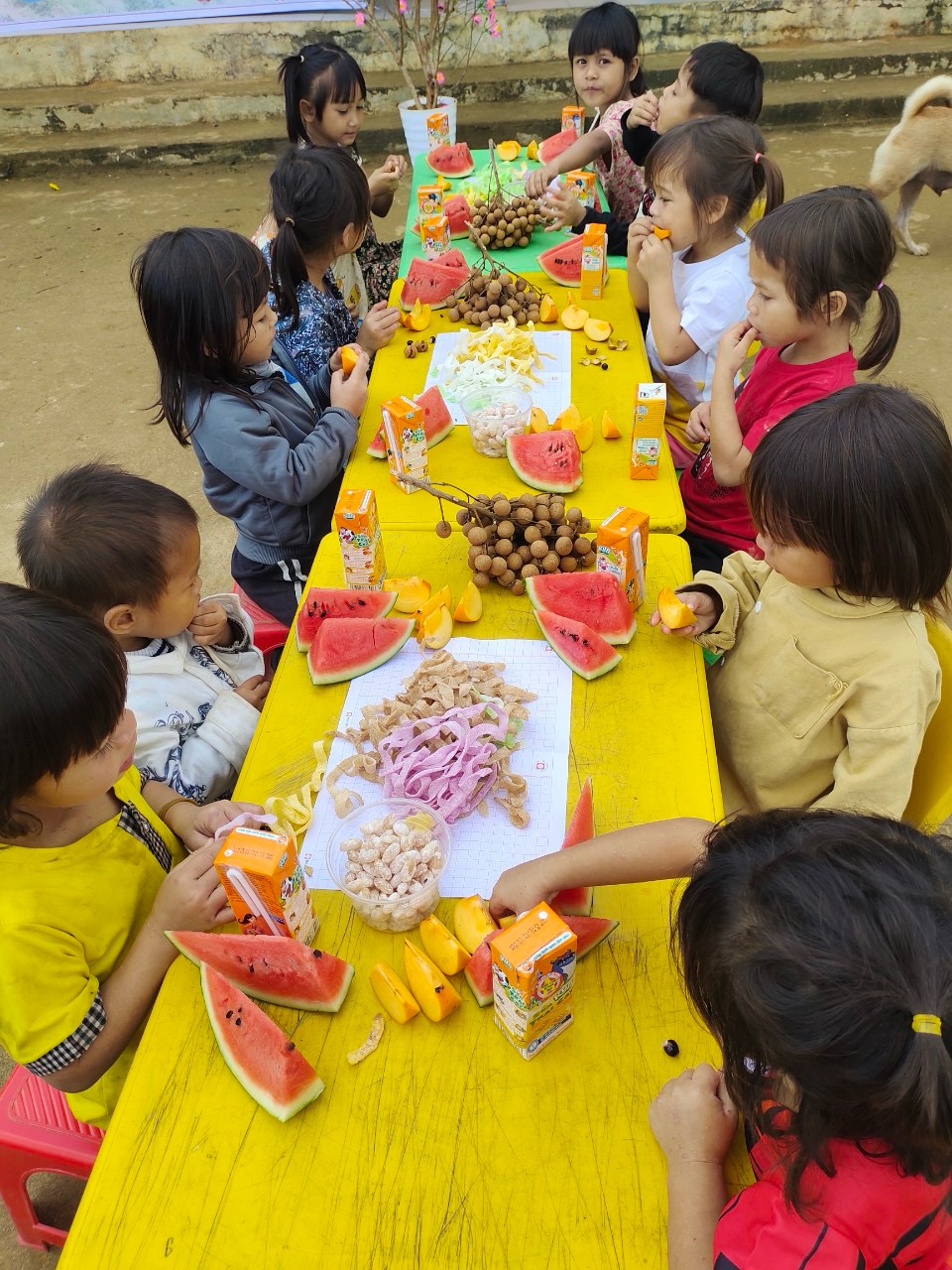 Vui vầy cùng bánh mứt, trái cây... Vui vầy cùng bánh mứt, trái cây...
