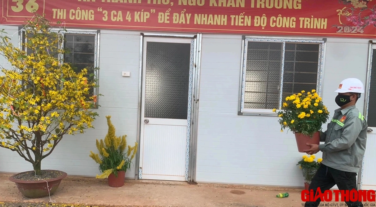 Đón giao thừa ở đại công trường sân bay Long Thành- Ảnh 6. Đón giao thừa ở đại công trường sân bay Long Thành- Ảnh 6.