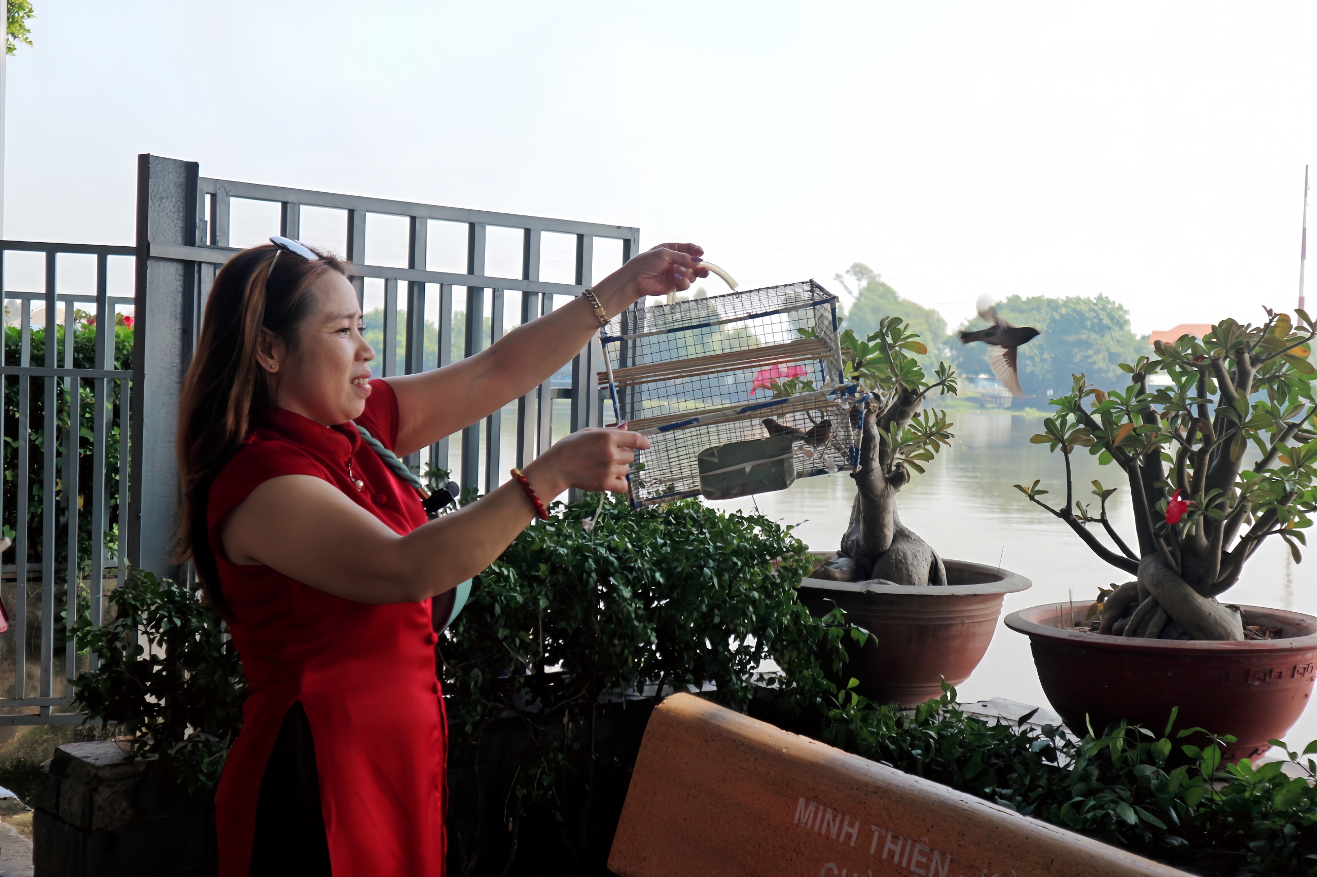 Mùng 1 Tết Nguyên đán người dân TP.HCM nô nức đi lễ chùa- Ảnh 8. Mùng 1 Tết Nguyên đán người dân TP.HCM nô nức đi lễ chùa- Ảnh 8.