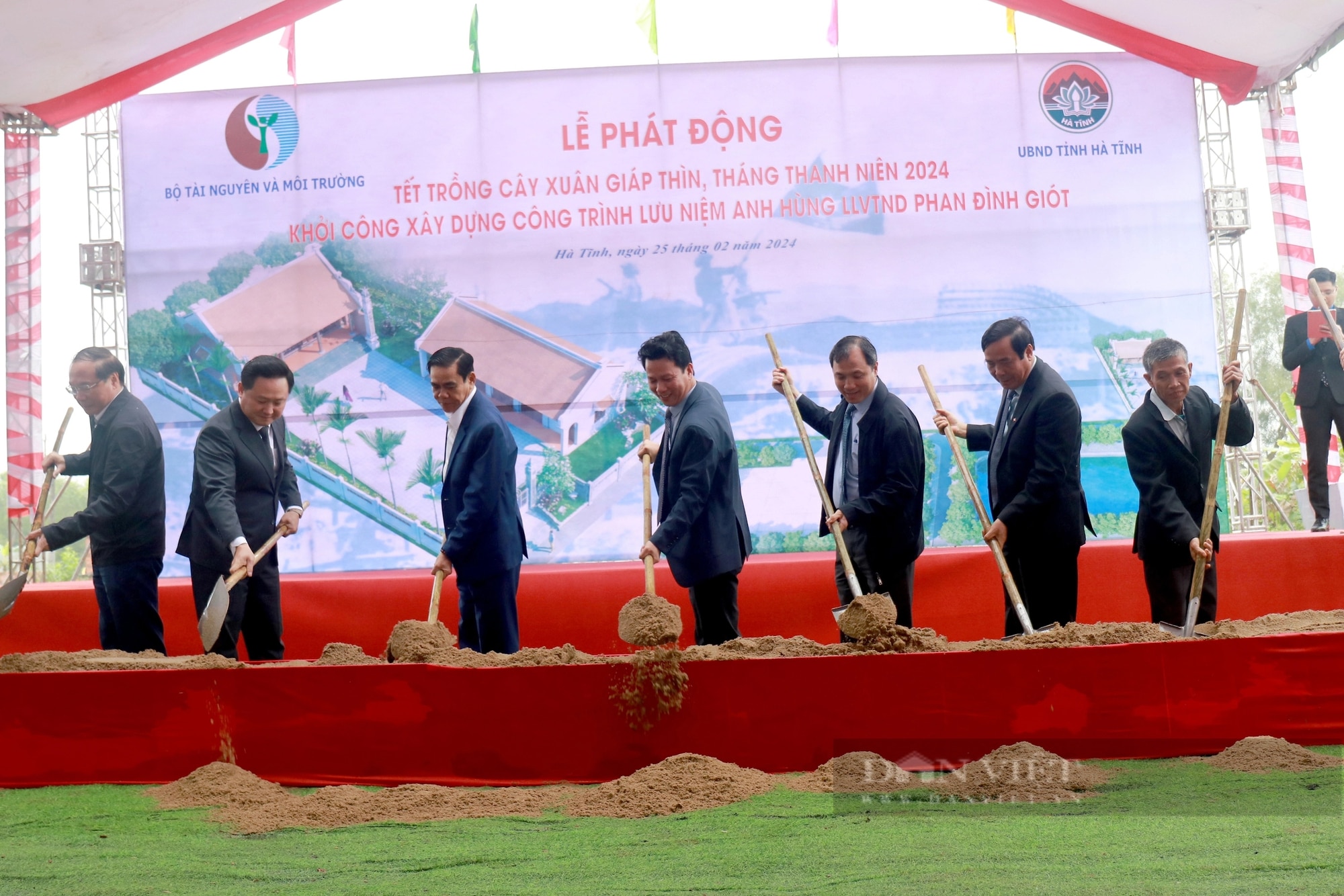 Bộ Tài nguyên và Môi trường trồng 120.000 cây phi lao chắn sóng, khởi công xây dựng nhà lưu niệm Anh hùng Phan Đình Giót- Ảnh 6.