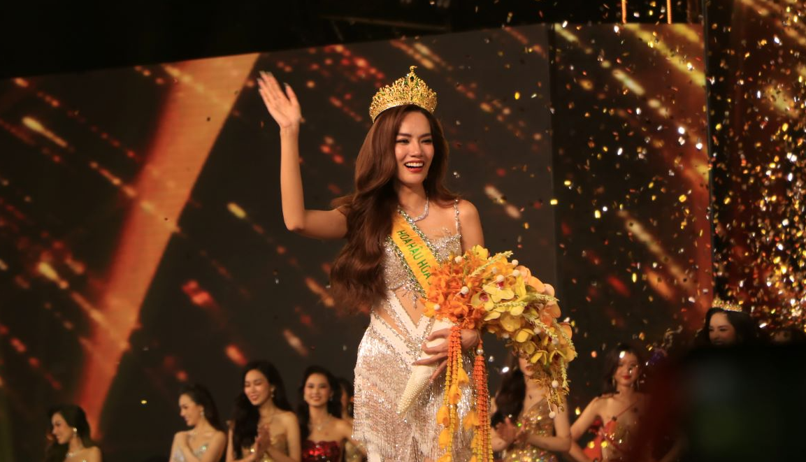 Màn ứng xử ấn tượng của tân Miss Grand Vietnam 2023 Lê Hoàng Phương - Ảnh 2. Màn ứng xử ấn tượng của tân Miss Grand Vietnam 2023 Lê Hoàng Phương - Ảnh 2.