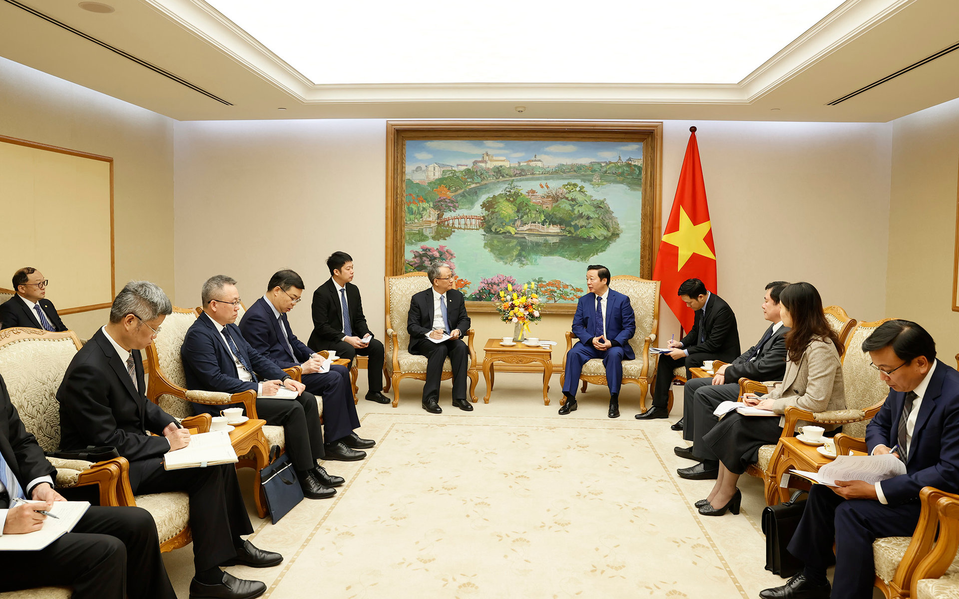 Phó Thủ tướng Trần Hồng Hà tiếp lãnh đạo Tập đoàn PowerChina- Ảnh 2. Phó Thủ tướng Trần Hồng Hà tiếp lãnh đạo Tập đoàn PowerChina- Ảnh 2.