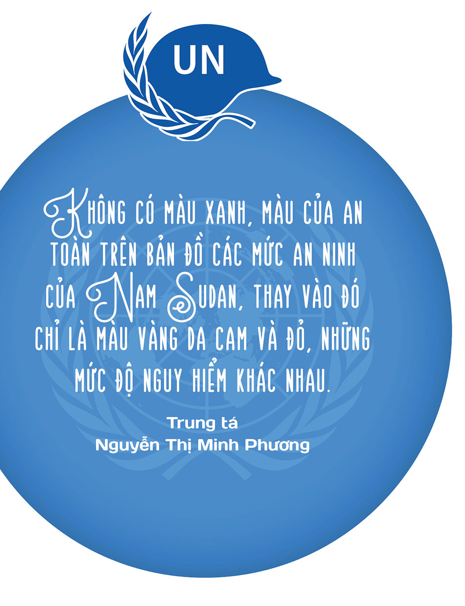 Trung tá Nguyễn Thị Minh Phương: “Miss Việt Nam” nơi vùng chiến sự - Ảnh 9. Trung tá Nguyễn Thị Minh Phương: “Miss Việt Nam” nơi vùng chiến sự - Ảnh 9.