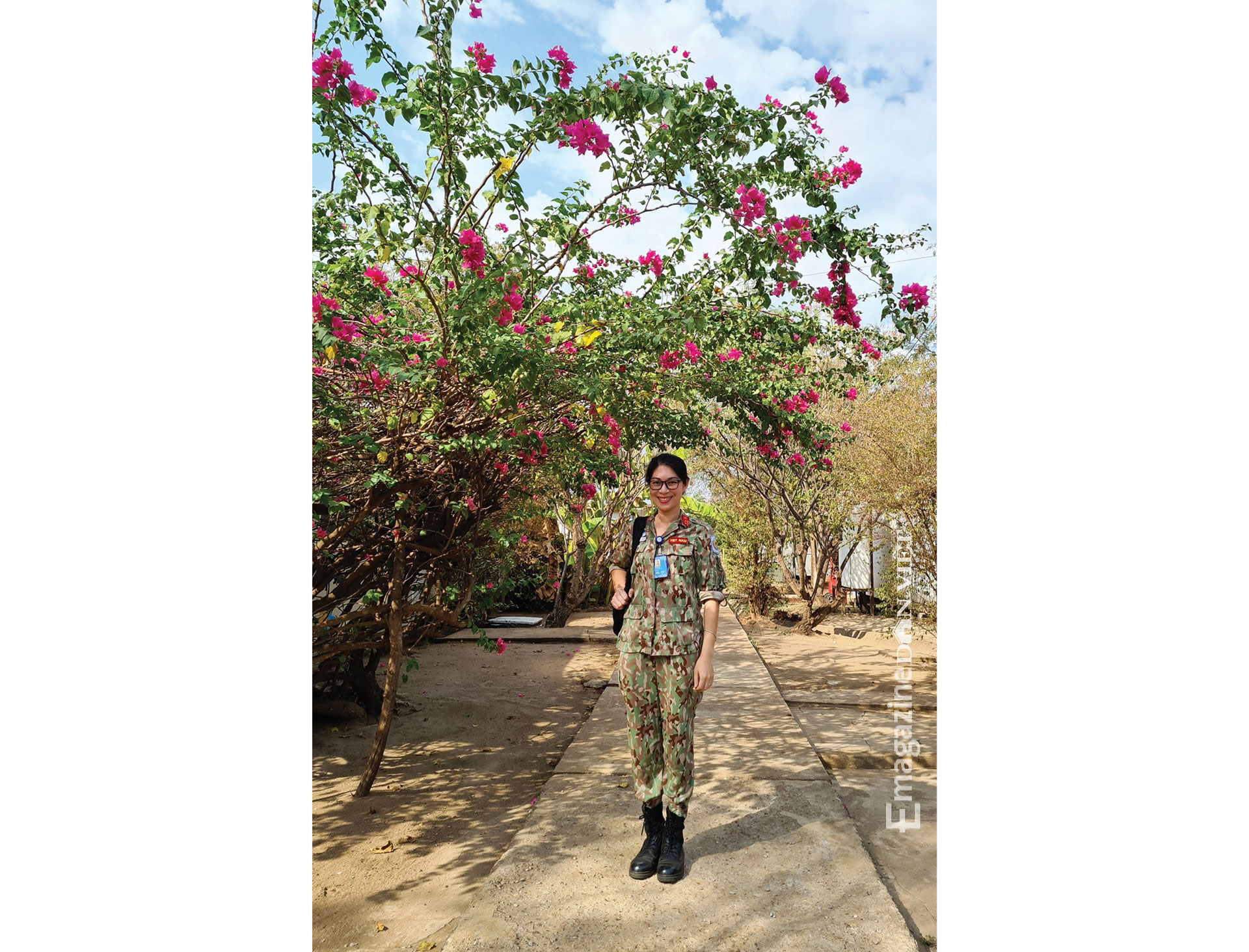 Trung tá Nguyễn Thị Minh Phương: “Miss Việt Nam” nơi vùng chiến sự - Ảnh 14. Trung tá Nguyễn Thị Minh Phương: “Miss Việt Nam” nơi vùng chiến sự - Ảnh 14.