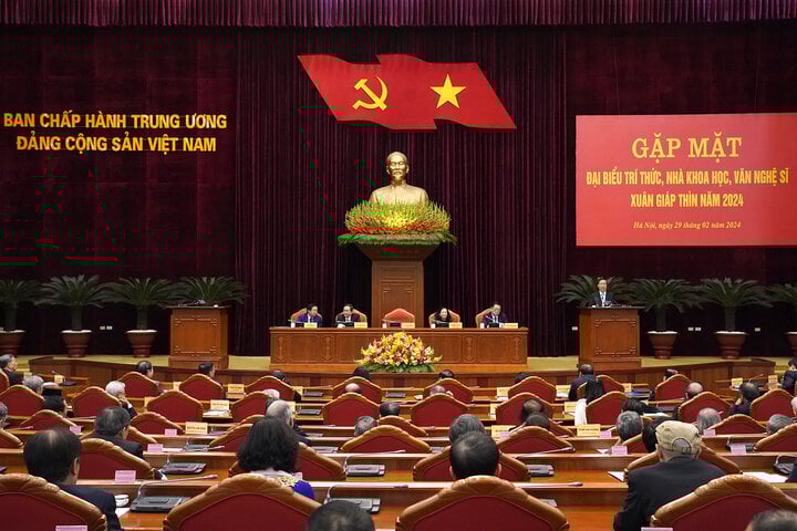 Toàn cảnh buổi gặp mặt. (Ảnh: Ngọc Thắng)