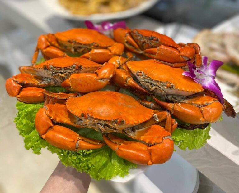 Crabe sucré et parfumé de Bach Dang Giang