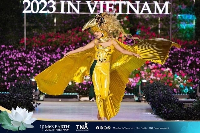 Nam sinh thiết kế trang phục cho hoa hậu quốc tế- Ảnh 3.