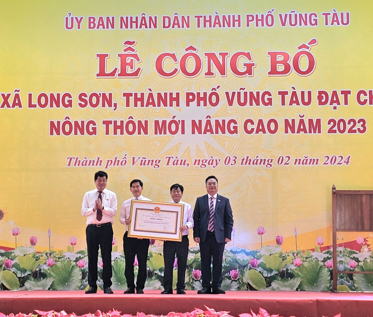 Bà Rịa - Vũng Tàu: Xã Long Sơn đạt chuẩn nông thôn mới nâng cao- Ảnh 1. Bà Rịa - Vũng Tàu: Xã Long Sơn đạt chuẩn nông thôn mới nâng cao- Ảnh 1.