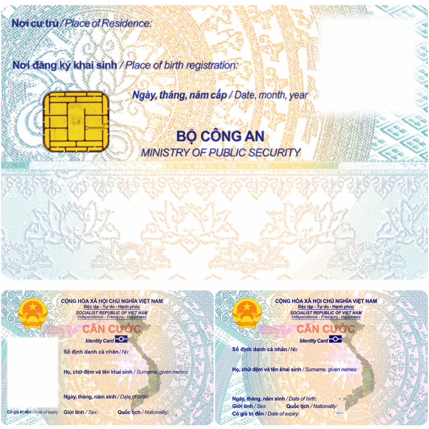 Bộ Công an đề xuất mẫu thẻ căn cước mới- Ảnh 1. Bộ Công an đề xuất mẫu thẻ căn cước mới- Ảnh 1.