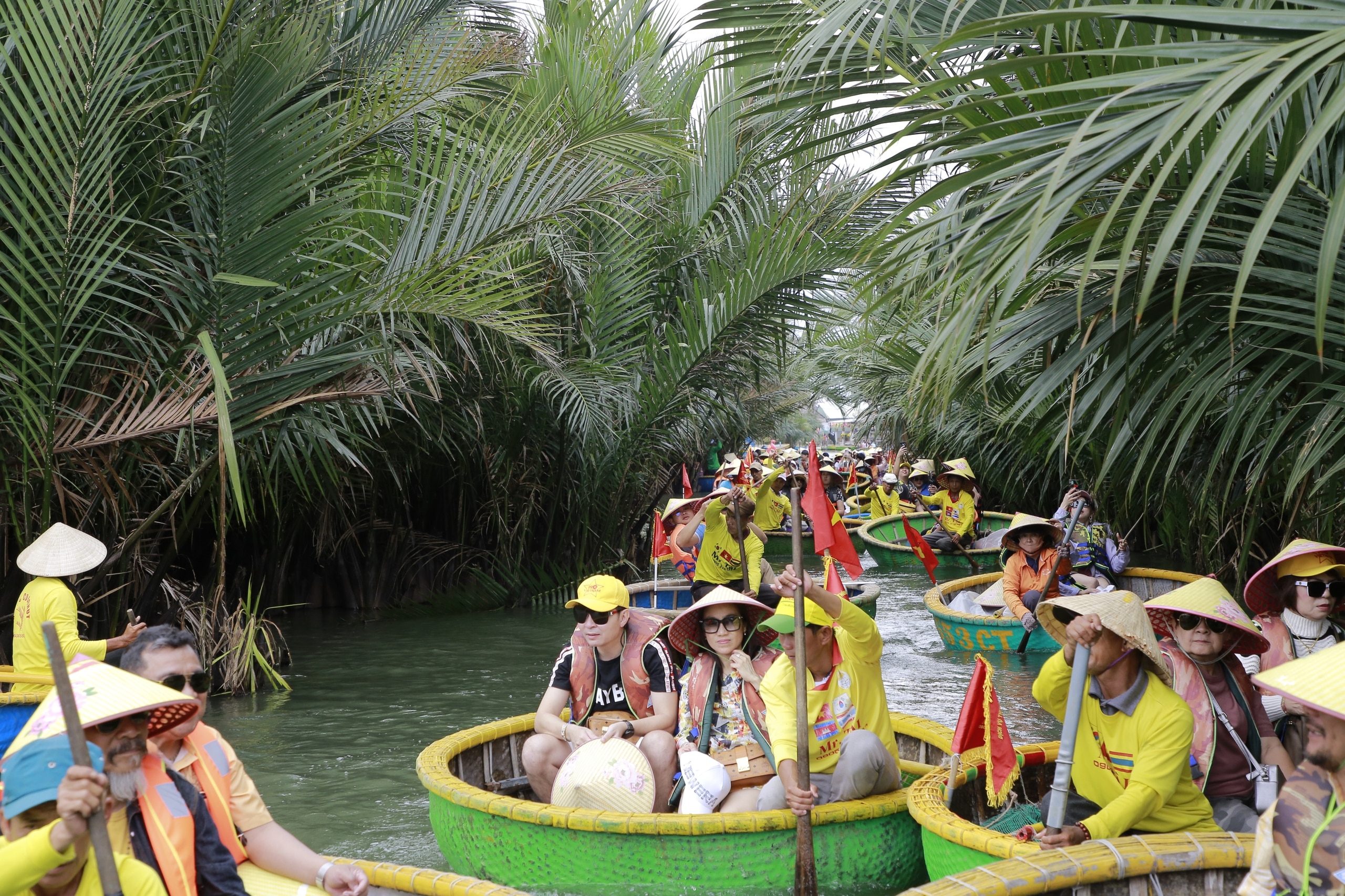 Có gì đặc biệt tại rừng dừa nước ở Quảng Nam mà khách đến nườm nượp?- Ảnh 1.
