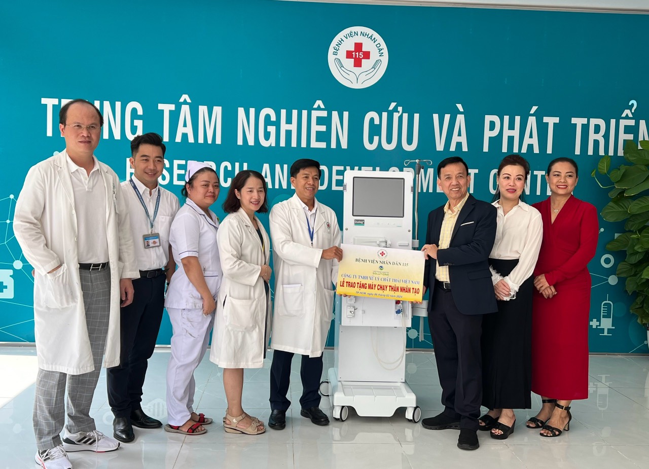 Công ty VWS tặng máy chạy thận nhân tạo cho Bệnh viện Nhân dân 115- Ảnh 1. Công ty VWS tặng máy chạy thận nhân tạo cho Bệnh viện Nhân dân 115- Ảnh 1.