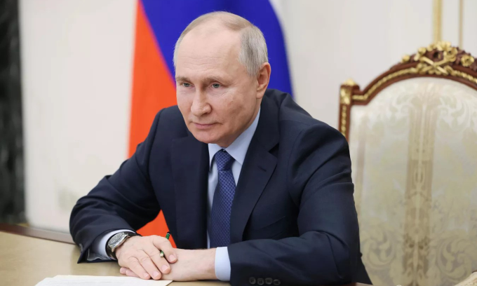 Tổng thống Nga Vladimir Putin tại Moskva tháng 3/2023. Ảnh: RIA Novosti