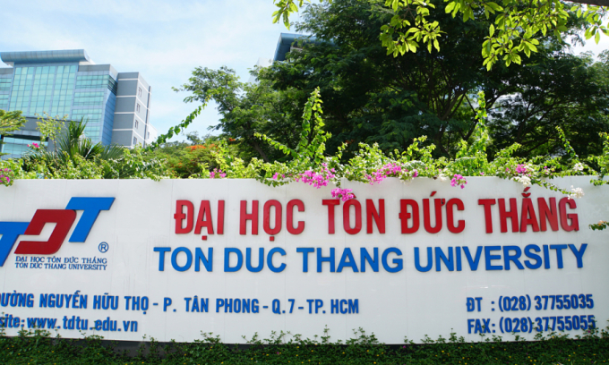 Trường Đại học Tôn Đức Thắng. Ảnh: Mạnh Tùng