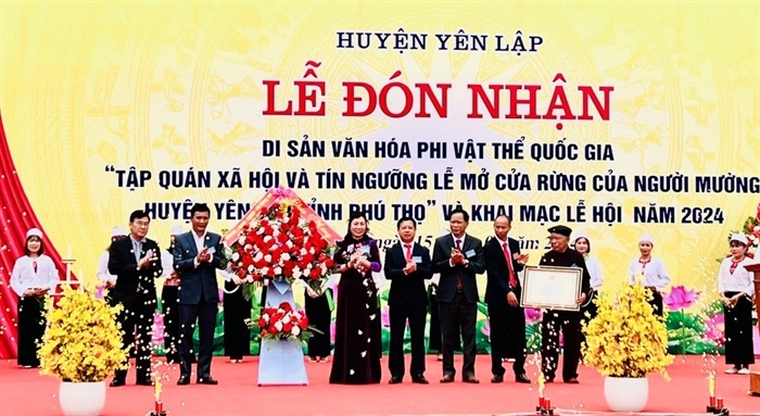 Độc đáo lễ mở cửa rừng của người mường ở yên lập hình ảnh 1 Doc dao le mo cua rung cua nguoi muong o yen lap hinh anh 1