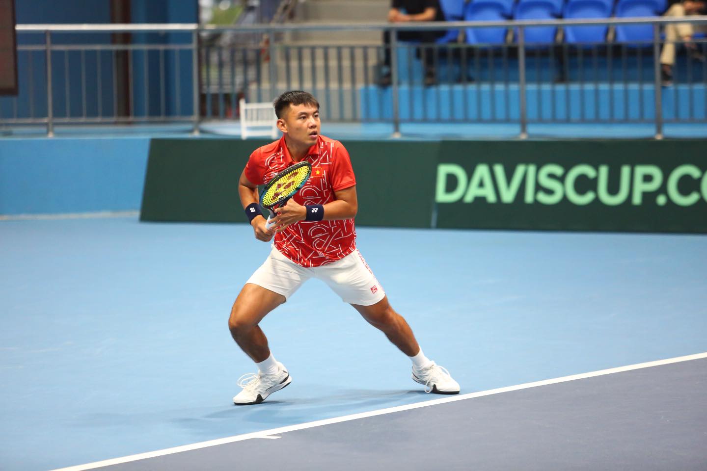 Đội tuyển quần vợt Việt Nam thất thủ trước Nam Phi ở play-off Davis Cup nhóm II- Ảnh 1. Đội tuyển quần vợt Việt Nam thất thủ trước Nam Phi ở play-off Davis Cup nhóm II- Ảnh 1.
