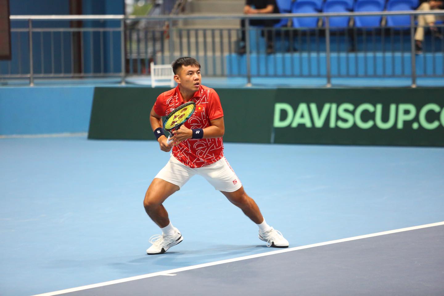 Đội tuyển quần vợt Việt Nam thất thủ trước Nam Phi ở play-off Davis Cup nhóm II- Ảnh 1.