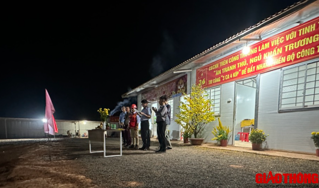 Đón giao thừa ở đại công trường sân bay Long Thành- Ảnh 1. Đón giao thừa ở đại công trường sân bay Long Thành- Ảnh 1.