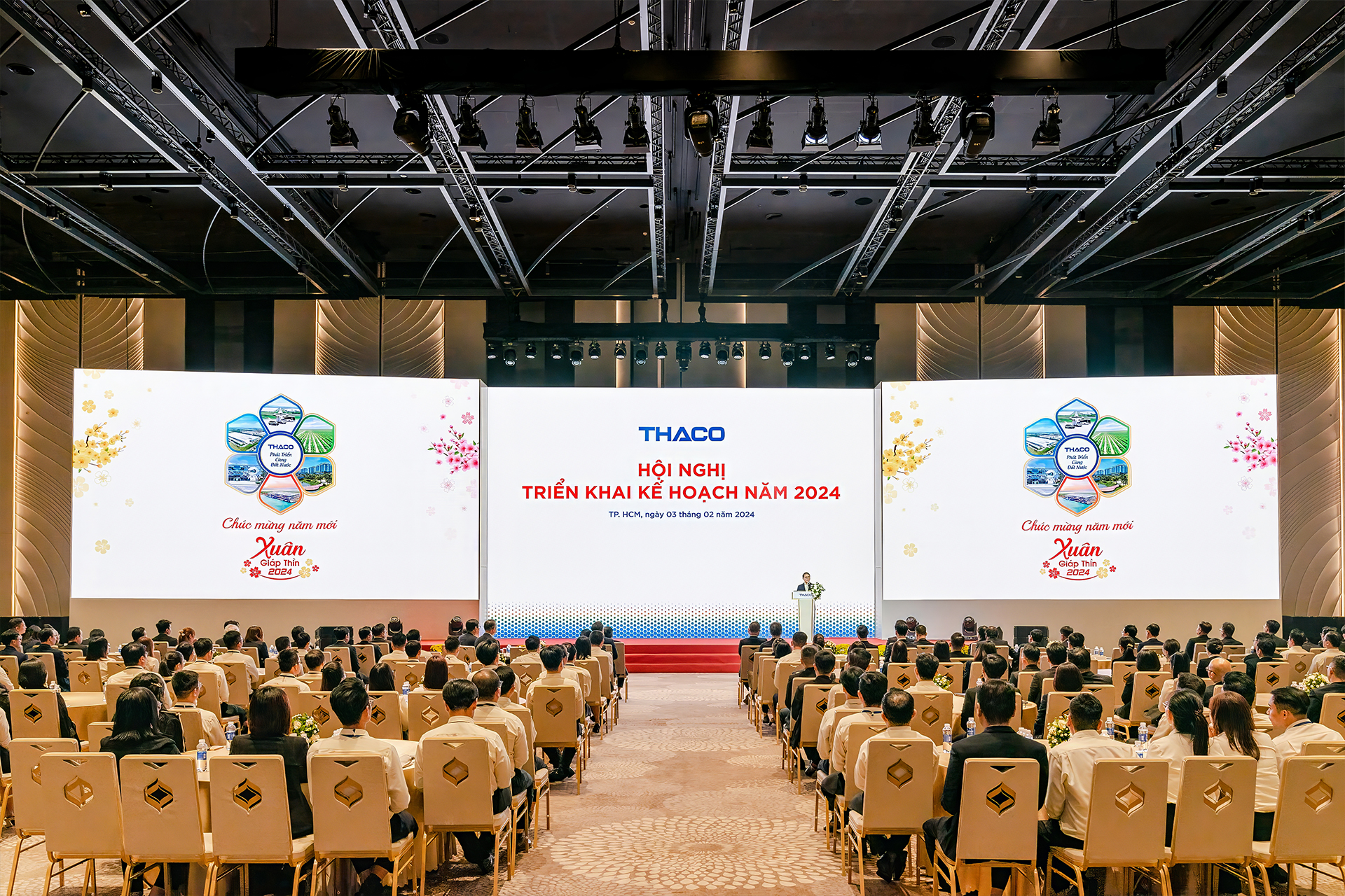 Toàn cảnh Hội nghị Triển khai kế hoạch năm 2024 THACO GROUP 1920x1280