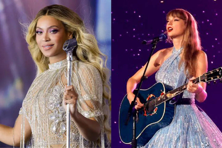 Phim hòa nhạc của Renaissance của Beyoncé và The Eras Tour của Taylor Swift đều đạt kỷ lục phòng vé
