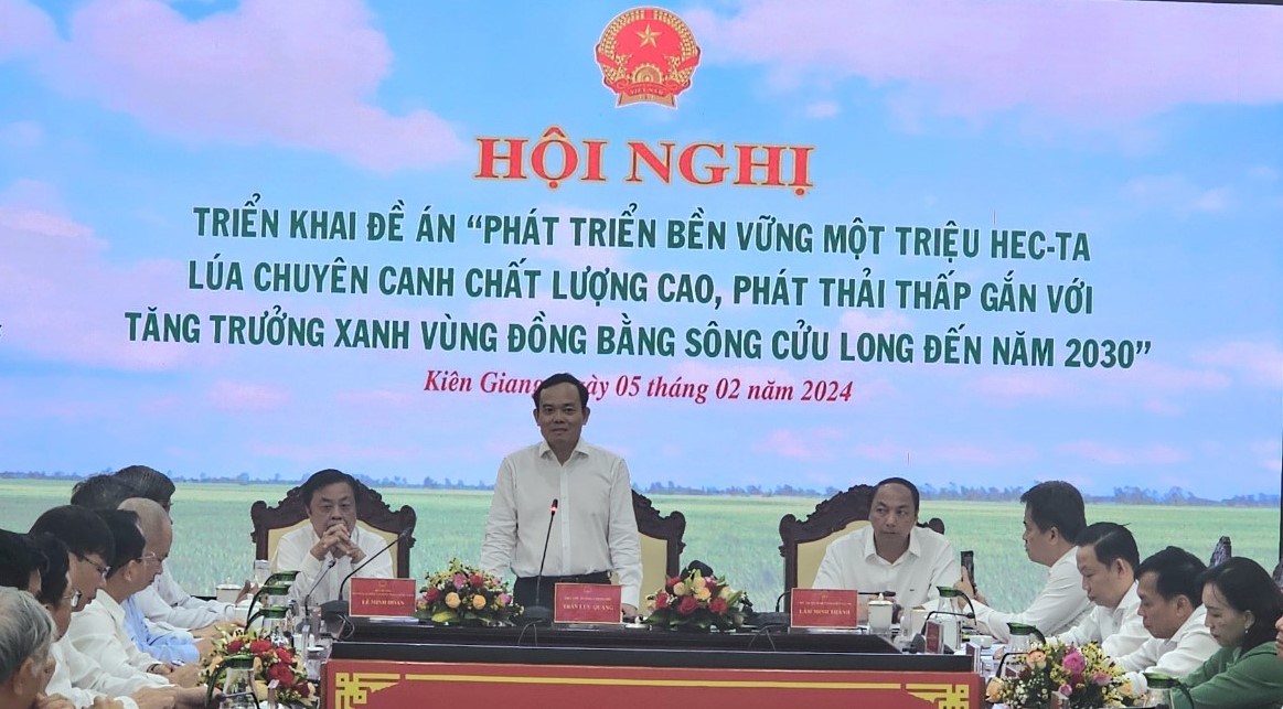 Triển khai đề án một triệu ha lúa chất lượng cao, phát thải thấp - Ảnh 1. Triển khai đề án một triệu ha lúa chất lượng cao, phát thải thấp - Ảnh 1.