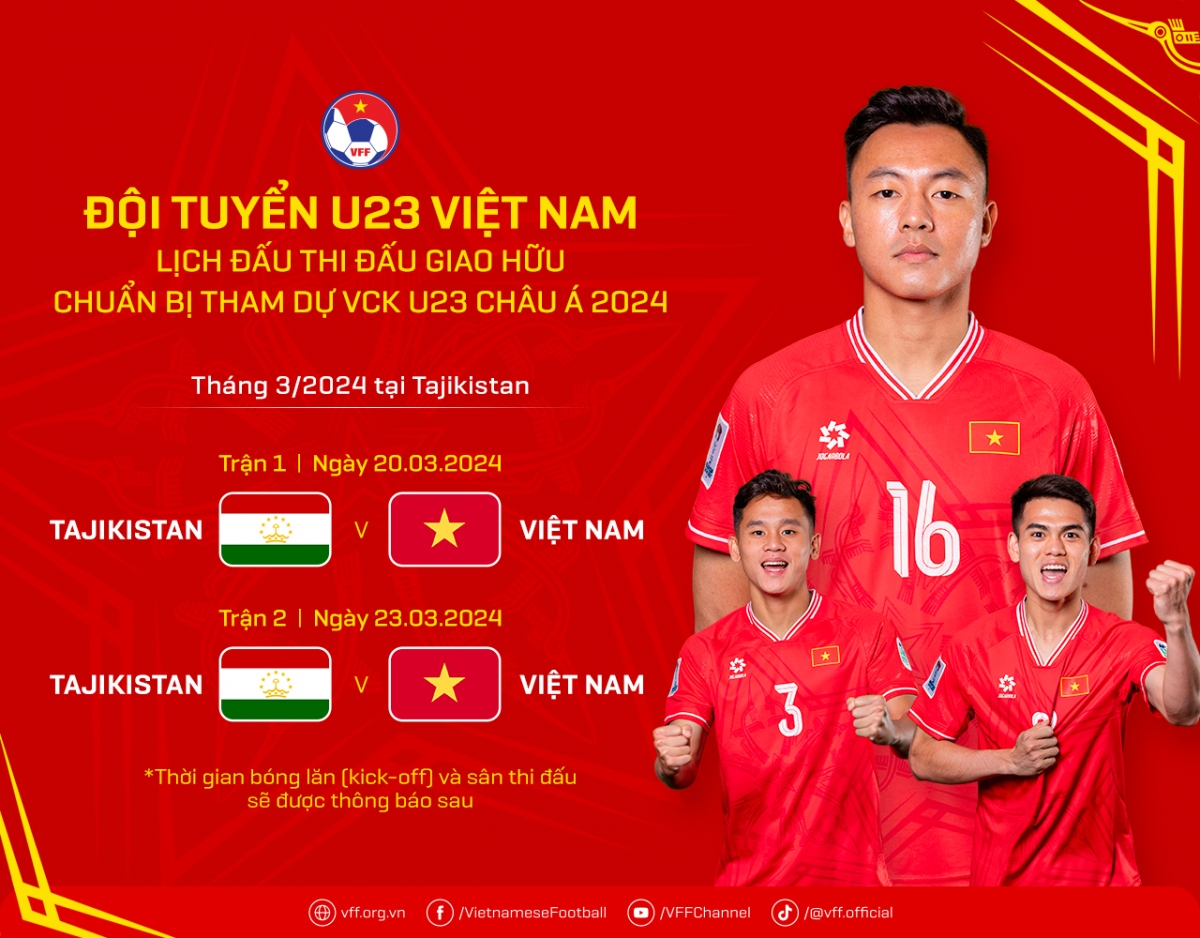 u23 việt nam chốt lịch giao hữu, có người thay hlv troussier cầm quân hình ảnh 1 u23 viet nam chot lich giao huu, co nguoi thay hlv troussier cam quan hinh anh 1