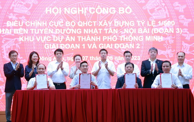 Bàn giao đồ án điều chỉnh cục bộ quy hoạch chi tiết thành phố thông minh ở Đông Anh - Ảnh 4. Bàn giao đồ án điều chỉnh cục bộ quy hoạch chi tiết thành phố thông minh ở Đông Anh - Ảnh 4.