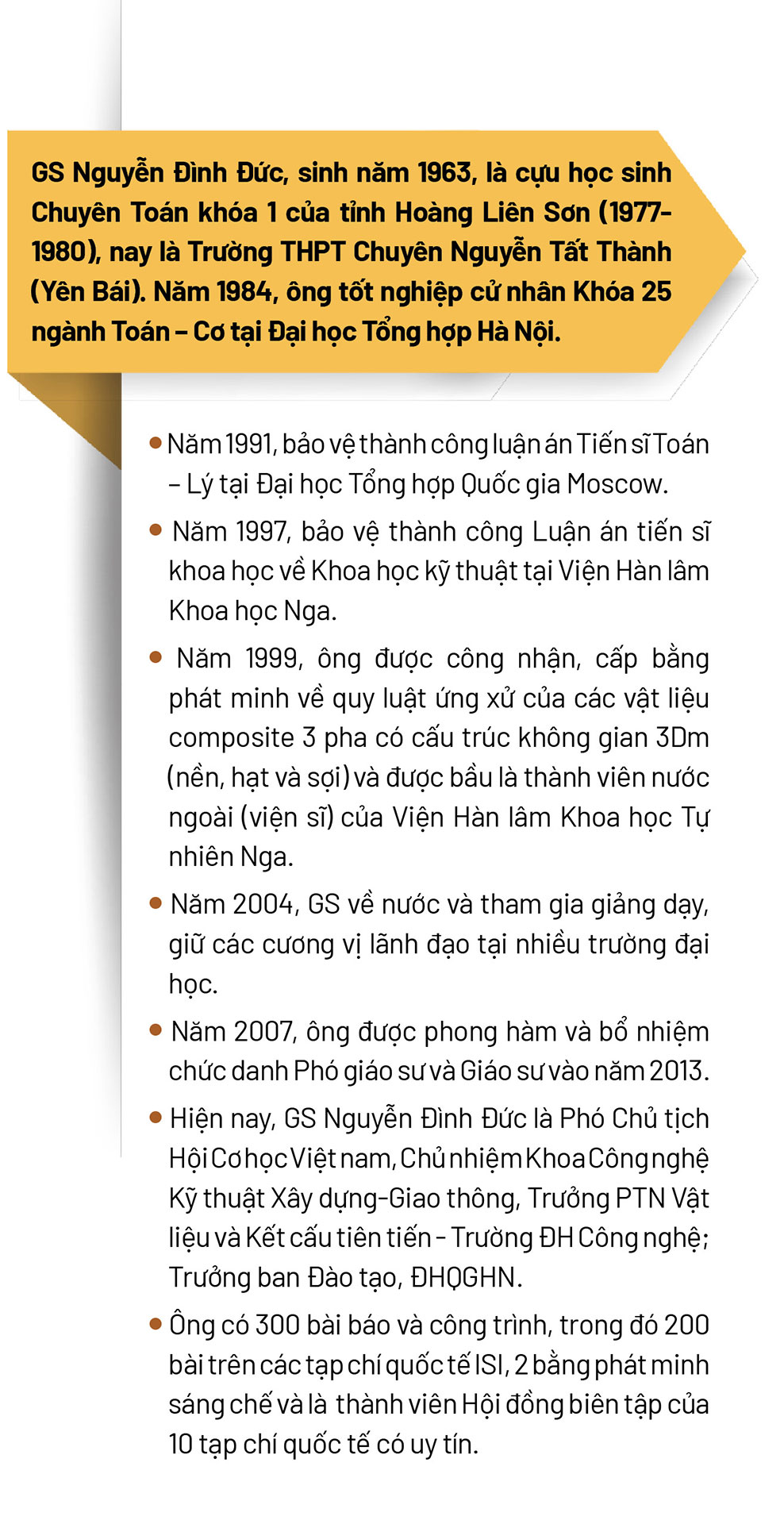 GS Nguyễn Đình Đức: Để học thật, thi thật, nhân tài thật - Ảnh 22. GS Nguyễn Đình Đức: Để học thật, thi thật, nhân tài thật - Ảnh 22.