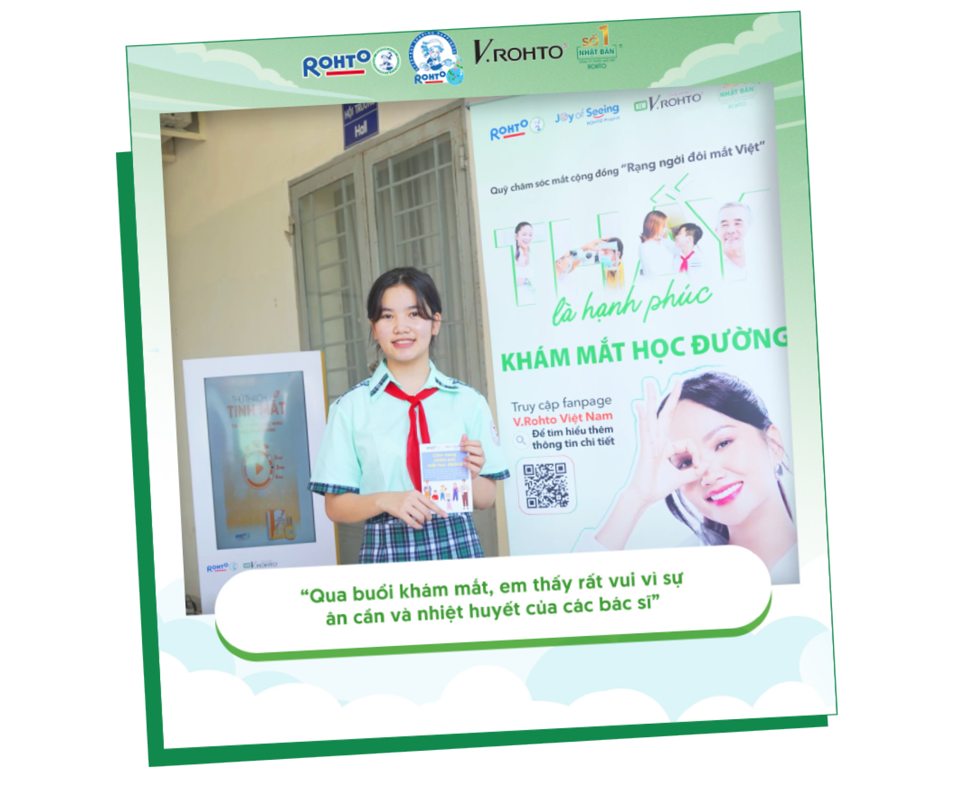 V.Rohto và hành trình lan tỏa thông điệp ‘Thấy là hạnh phúc’ - Ảnh 5. V.Rohto và hành trình lan tỏa thông điệp ‘Thấy là hạnh phúc’ - Ảnh 5.