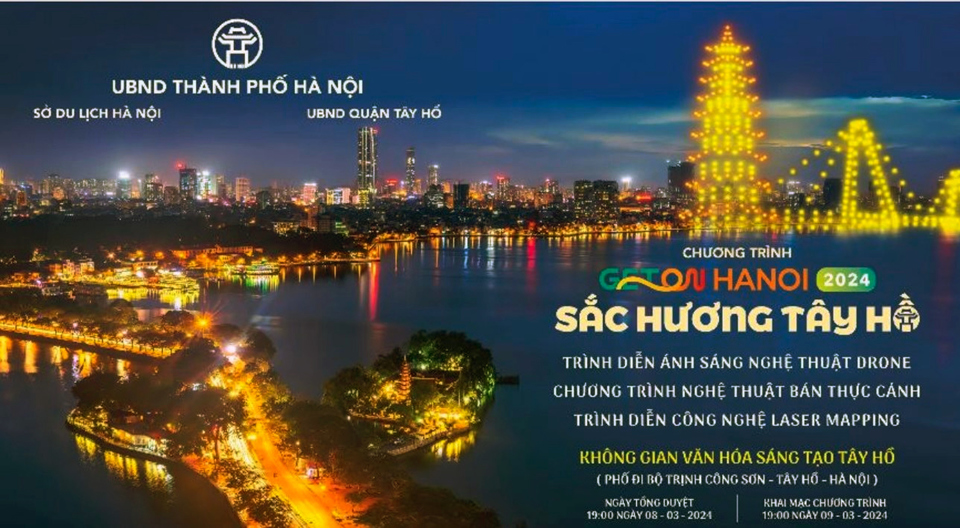 Chương tr&igrave;nh &ldquo;Du lịch H&agrave; Nội ch&agrave;o 2024 - Get on Hanoi 2024&rdquo;. Ảnh: Ho&agrave;i Nam