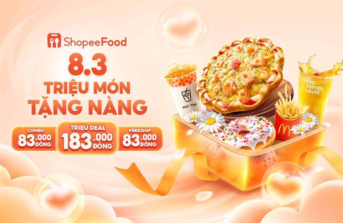 Không phải triệu đóa hồng, ShopeeFood gây bất ngờ với “Triệu Món Tặng Nàng” dịp 8.3- Ảnh 4. Không phải triệu đóa hồng, ShopeeFood gây bất ngờ với “Triệu Món Tặng Nàng” dịp 8.3- Ảnh 4.