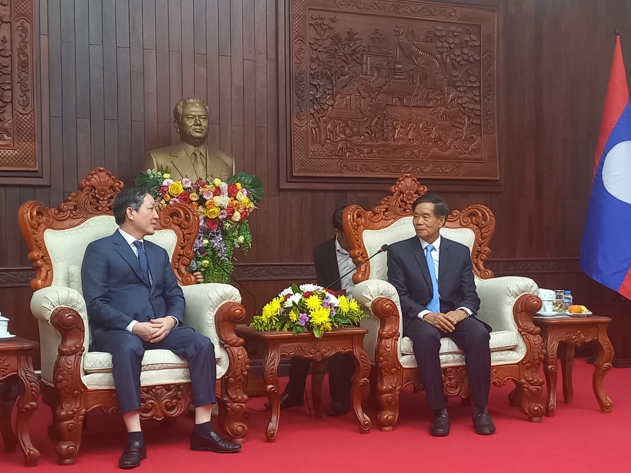 T.Ư Hội Nông dân Việt Nam- Ủy ban T.Ư Mặt trận Lào xây dựng đất nước hội đàm, ký biên bản ghi nhớ- Ảnh 2. T.Ư Hội Nông dân Việt Nam- Ủy ban T.Ư Mặt trận Lào xây dựng đất nước hội đàm, ký biên bản ghi nhớ- Ảnh 2.
