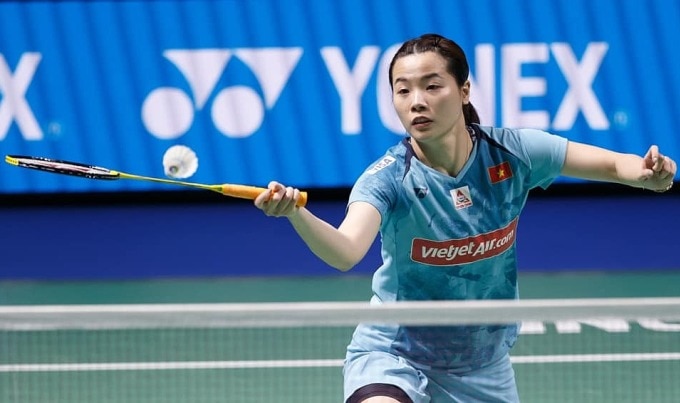 Tay vợt số một Việt Nam Nguyễn Thuỳ Linh gần như nắm chắc tấm vé dự Olympic 2024. Ảnh: badminton photo