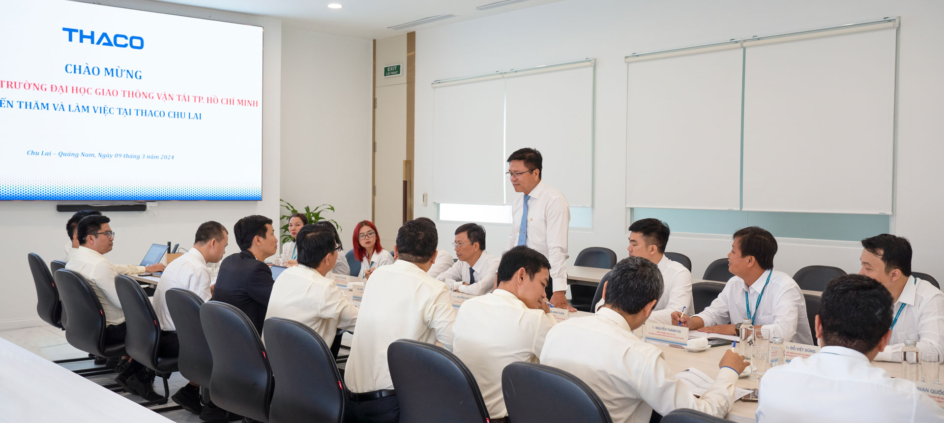 PGS.TS Nguyễn Xuân Phương - Hiệu trưởng UTH phát biểu tại buổi làm việc PGS.TS Nguyễn Xuân Phương - Hiệu trưởng UTH phát biểu tại buổi làm việc
