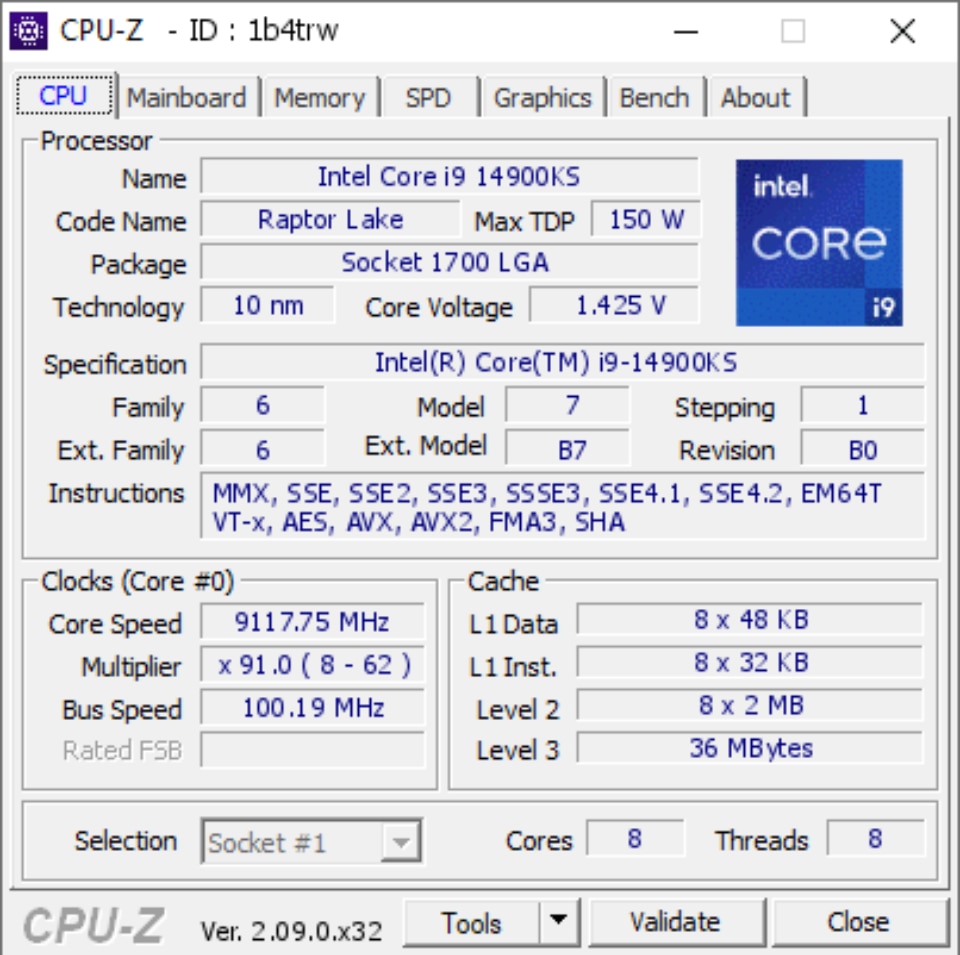 Intel Core i9-14900KS được ép xung lên mức kỷ lục - Ảnh 2.