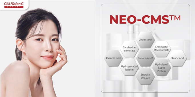 Công nghệ độc quyền NEO-CMS™ kiến tạo nên nền tảng của hàng rào bảo vệ da.