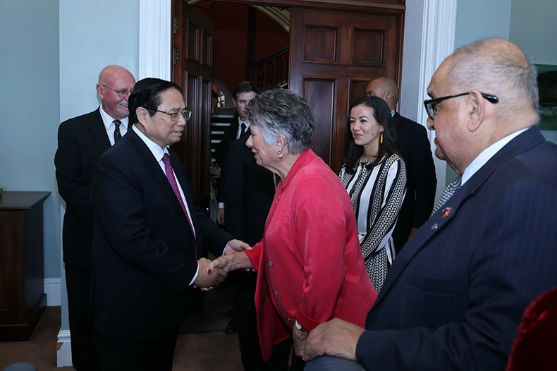 Thủ tướng Phạm Minh Chính tiếp Chủ tịch Hội Hữu nghị New Zealand-Việt Nam ảnh 3