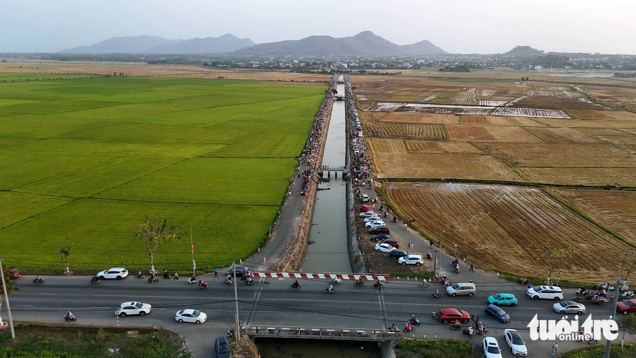 Toàn cảnh chợ ẩm thực - Ảnh: ĐÔNG HÀ 