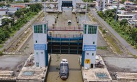 ล็อคเรือที่ทันสมัยที่สุดในเวียดนามดำเนินการอย่างมีประสิทธิภาพในช่วงฤดูแล้งและฤดูเค็ม