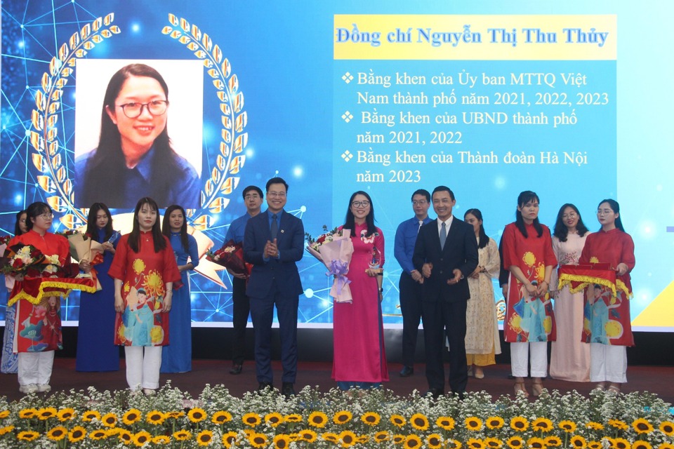 Các gương mặt được tuyên dương cán bộ, công chức trẻ tiêu biểu năm 2023.