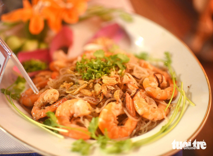 Bún Song Thằn - loại bún đặc biệt chỉ có ở Bình Định - Ảnh: LÂM THIÊN Bún Song Thằn - loại bún đặc biệt chỉ có ở Bình Định - Ảnh: LÂM THIÊN