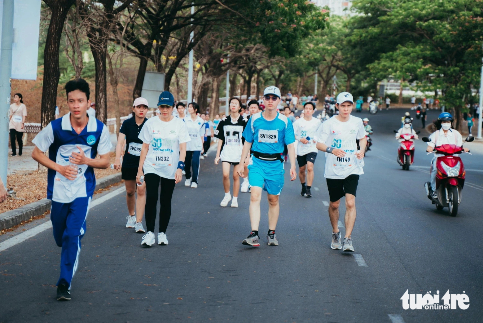 Hơn 3.000 người tham gia Giải chạy việt dã học sinh, sinh viên TP.HCM 2024- Ảnh 8. "Con đường thơ mộng" là địa điểm thân quen của các bạn sinh viên học tập tại Làng Đại học với độ dốc 6% là một thử thách thú vị trong cự ly thi đấu
