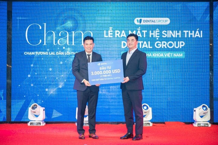 Ông Nguyễn Văn Bằng, đại diện Dental Group nhận đầu tư từ Quỹ đầu tư Nha khoa Hàn Quốc.