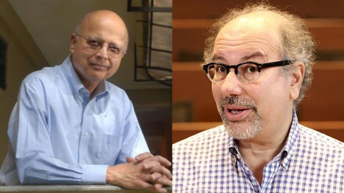 Tác giả sách Nghệ thuật tư duy chiến lược Avinash Dixit (trái) và Barry Nalebuff. Ảnh: Mint/Yale School of Management