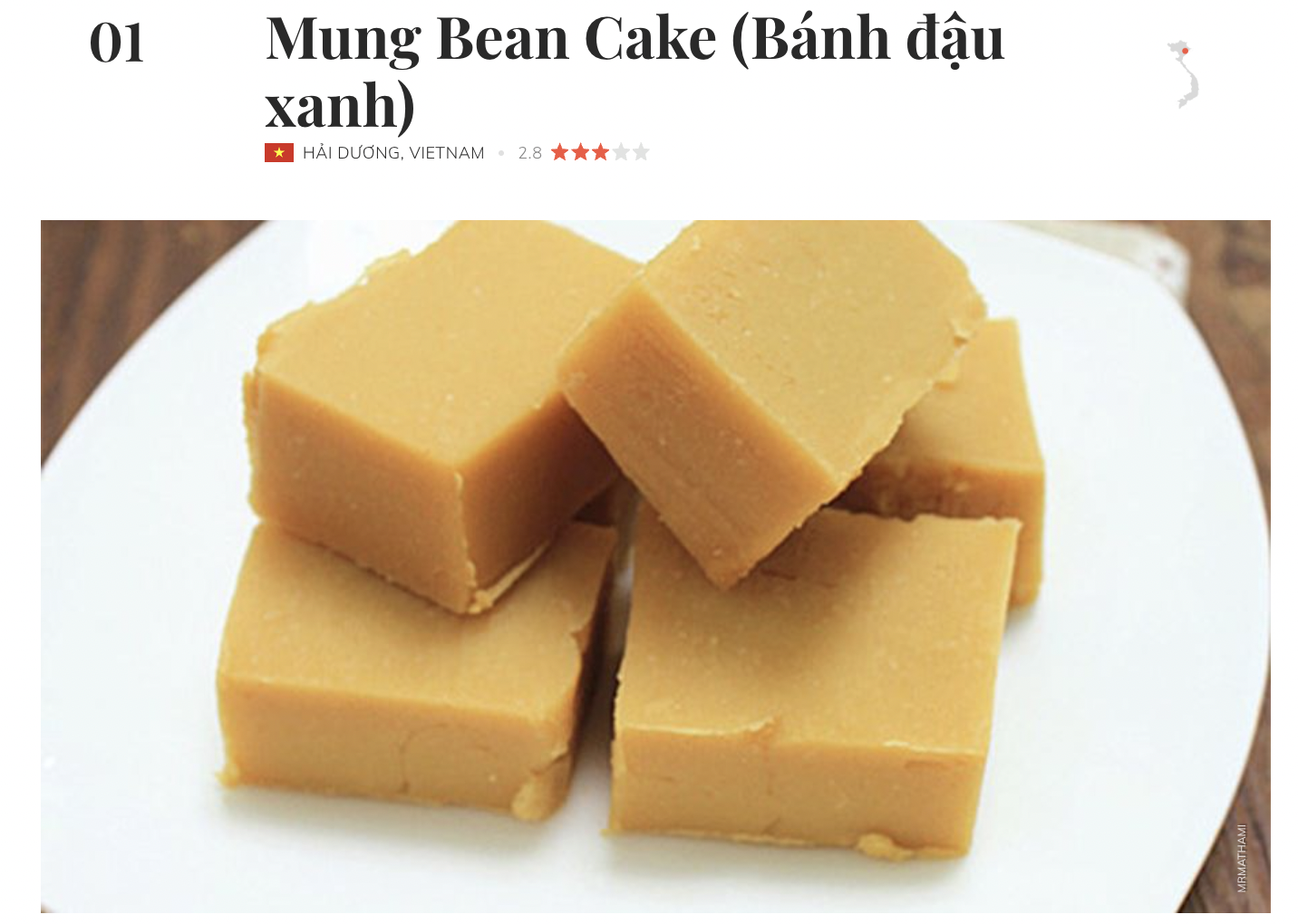 Bánh đầu xanh đứng đầu danh sách 45 món ăn Việt nam nhận đánh giá thấp của TasteAtlas Bánh đậu xanh đứng đầu danh sách 45 món ăn Việt Nam nhận đánh giá thấp của TasteAtlas