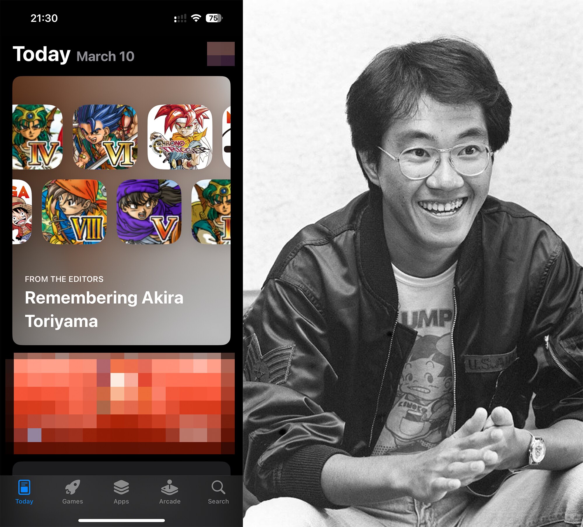 Ban biên tập App Store gợi ý các ứng dụng liên quan đến cố họa sĩ Akira Toriyama
